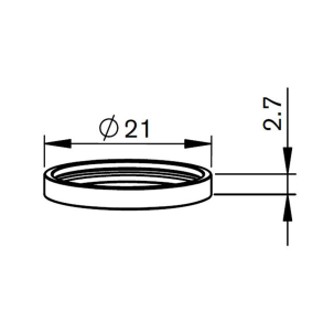 Inel cu canelură PTFE tăiere cu laser Amada Centricut