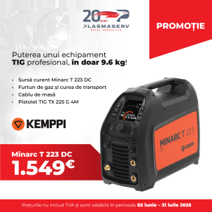 Noul aparat de sudura invertor TIG / MMA Kemppi Minarc T 223 DC