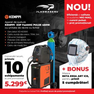 Aparat sudura cu sarma MIG-MAG profesional Kemppi X3P FastMig Pulsat