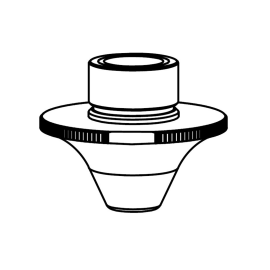 Duză dublă clean cut D4.0mm HCP tăiere cu laser