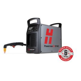 Aparat de taiere cu plasma Hypertherm Powermax65 SYNC, fara port CPC, pistolet taiere manuala L=7.6m