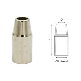 Duza gaz HD (HeavyDuty) L60, OD28, D15 Kemppi