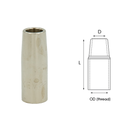 Duza gaz HD (HeavyDuty) L60, OD22, D15 Kemppi