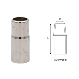Duza de gaz HD (HeavyDuty) L64, OD28, D21 Kemppi