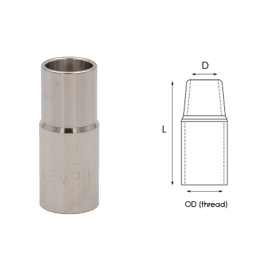 Duza gaz HD (HeavyDuty) L61, OD25, D19 Kemppi