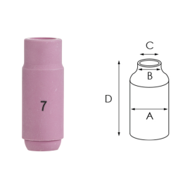 Duza gaz ceramica wig-tig Gr.7 large