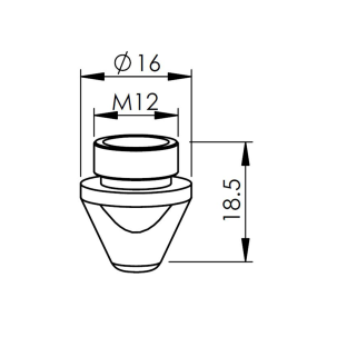 Duză 3.0mm CP tăiere cu laser
