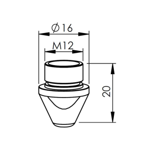Duză 2.0mm CP tăiere cu laser