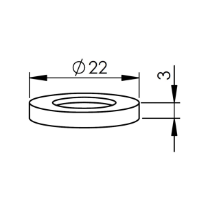 Protecție cap disc 22mm ceramic tăiere cu laser