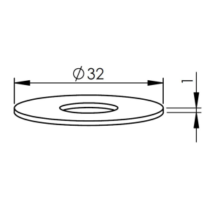 Protecție cap disc 32mm tăiere cu laser