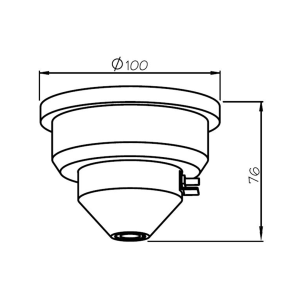 Senzor con HS98 tăiere cu laser