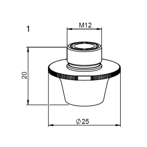 Duză D12.0mm CP tăiere cu laser