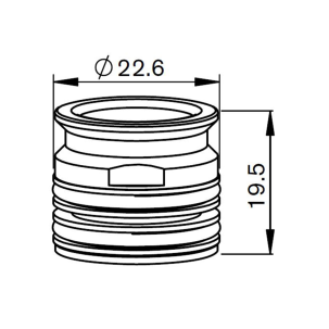 Adaptor duză cu 12 găuri tăiere cu laser