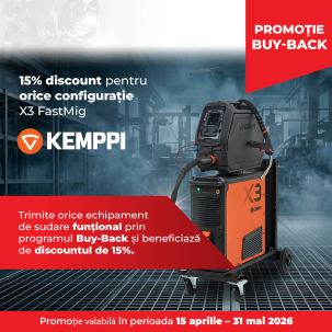 Aparat de sudare MIG-MAG Kemppi X3 FastMig Buy-Back