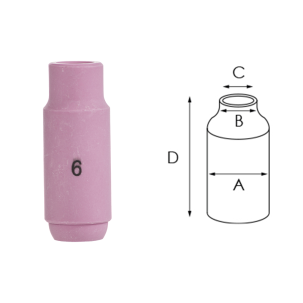 Duza gaz ceramica wig-tig Gr.6 large