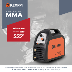 Aparat de sudura cu electrod MMA/TIG profesional Kemppi Minarc 150