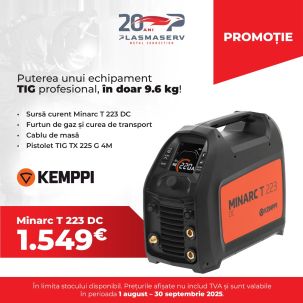 Noul aparat de sudura invertor TIG / MMA Kemppi Minarc T 223 DC