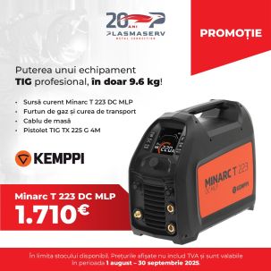 Noul aparat de sudura invertor TIG / MMA Kemppi Minarc T 223 DC MLP